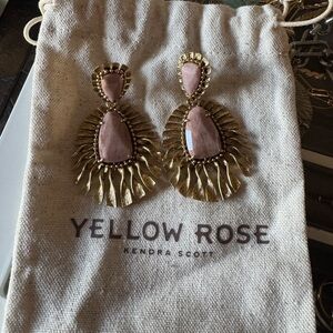 Zahara Vintage Gold Statement Earrings